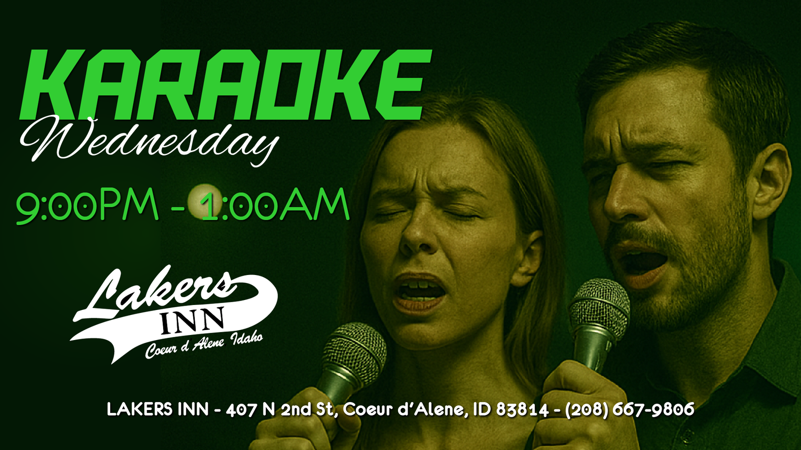 Karaoke Wednesdays at Lakers Inn