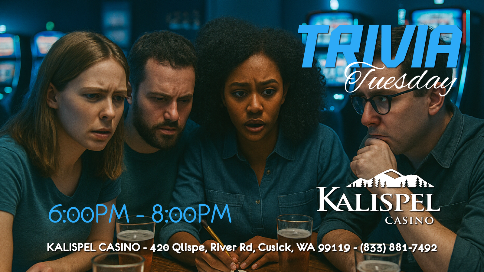 Trivia Tuesdays at the Kalispel Casino